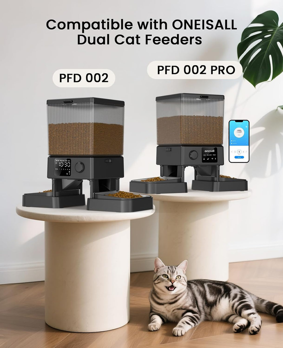 oneisall 6 Packs Pet Dry Food Desiccant Bag for Automatic Cat Feeders