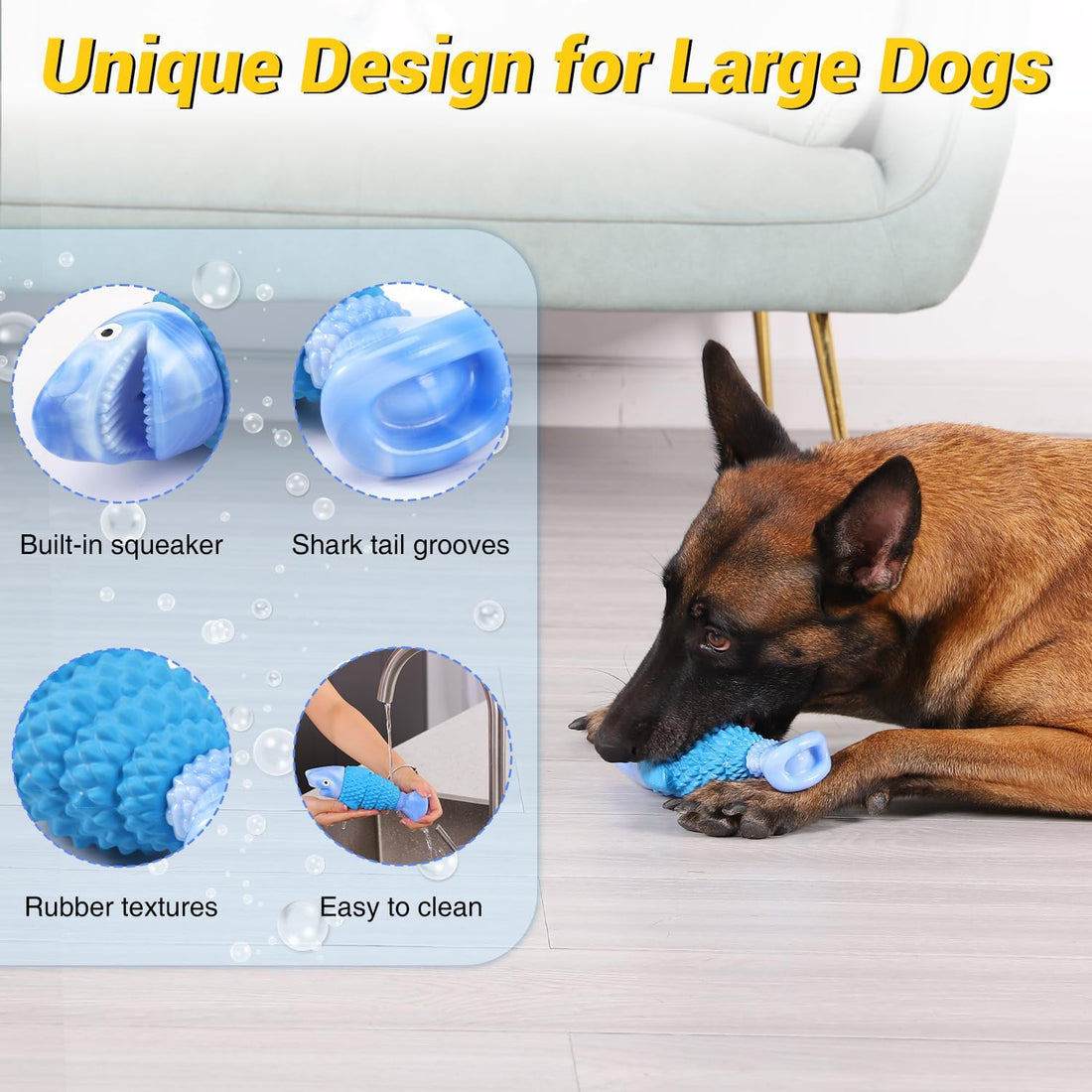 WinTour Tough Dog Toys for Aggressive Chewers