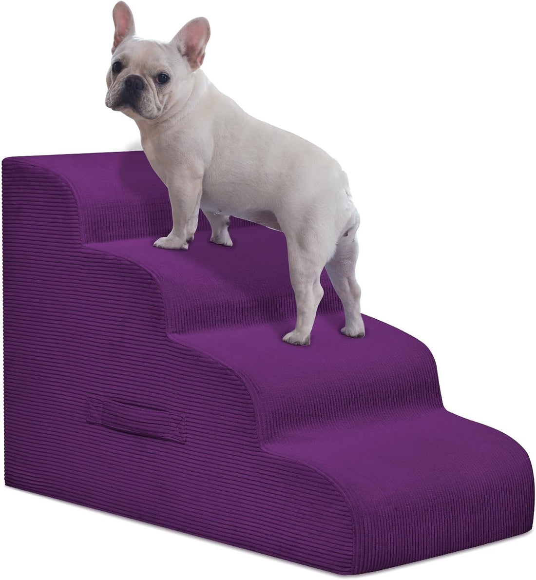 Mesa Lemon 3 Step Dog Stairs Pet Ramp for High Beds, Sofas and Cars