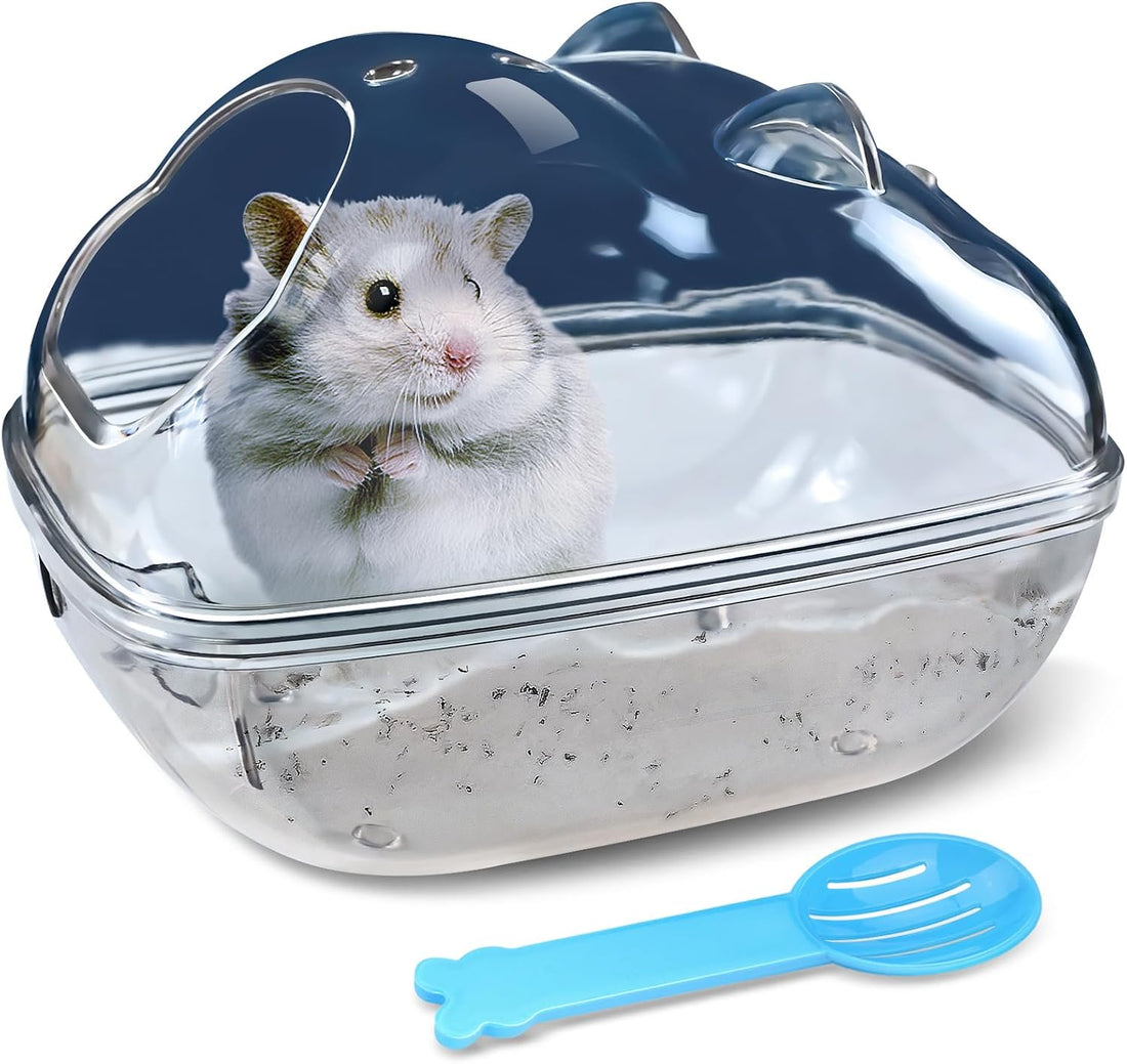 lazYYzal Hamster Bathtub,Hamster Bathroom,Small Animal Habitat