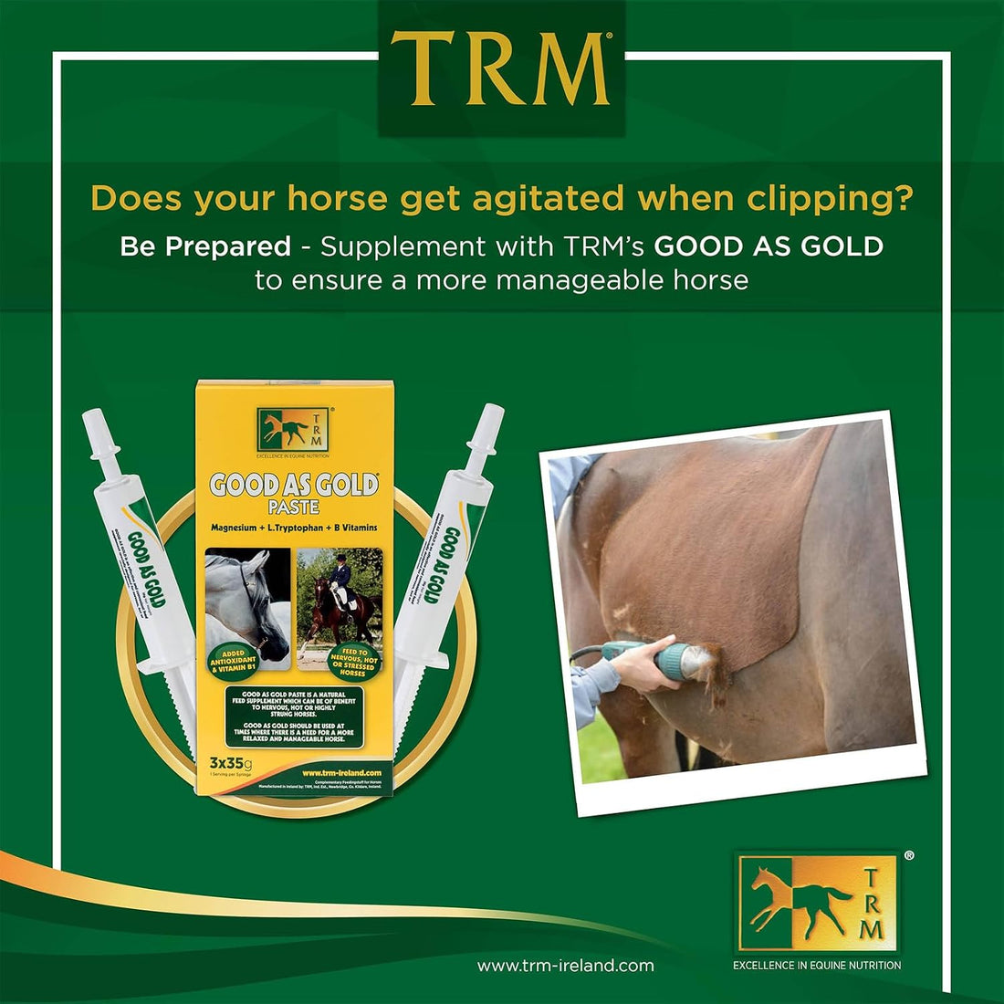 TRM Good as Gold Horse Paste