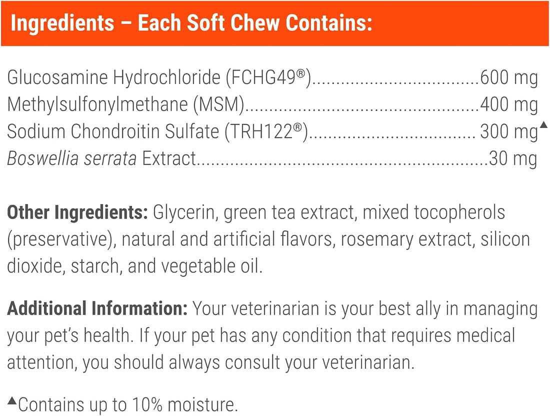 Nutramax Laboratories Cosequin DS Plus MSM Professional Line for Dogs