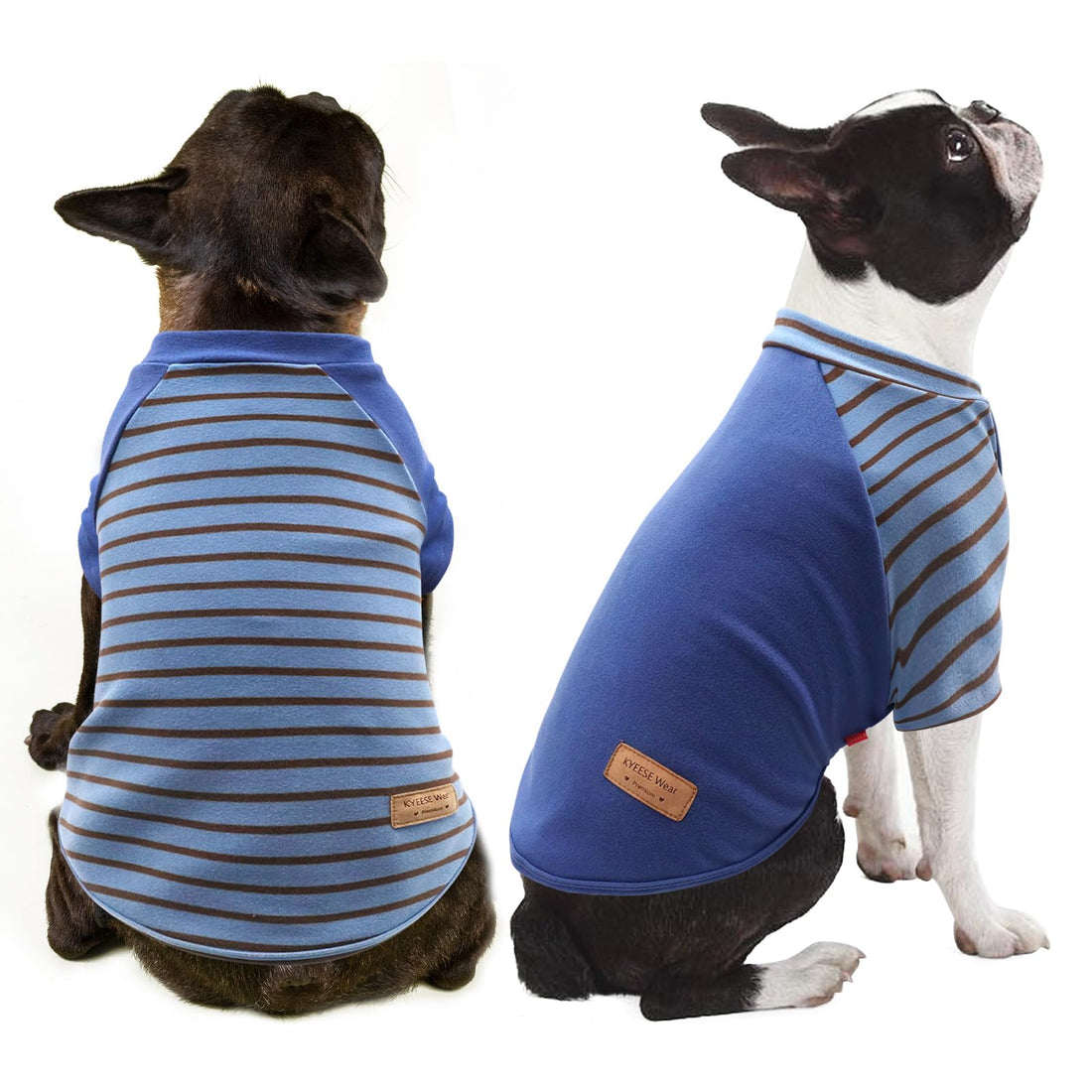 KYEESE 2Pack Dog Sweater, Soft Puppy Sweatshirt Stretchy Pullover Dog
