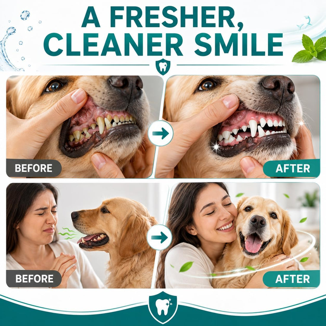 Milolabco Probiotic Dental Spray, Dentaclean Spray for Dogs