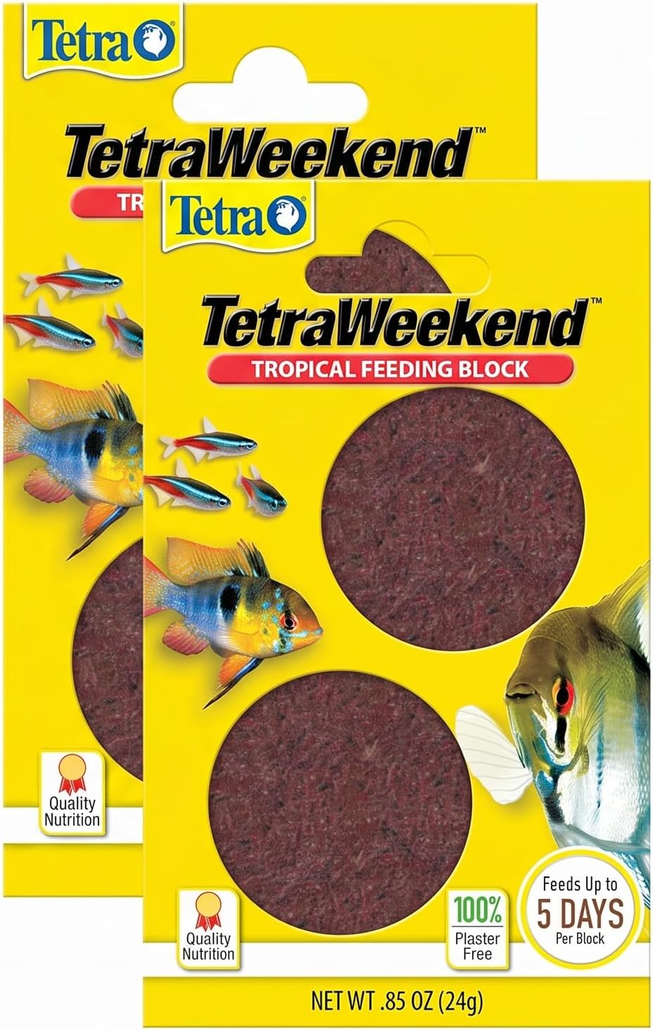 Tetra Vacation Food Slow-Release Feeder Block For Tropical Fish