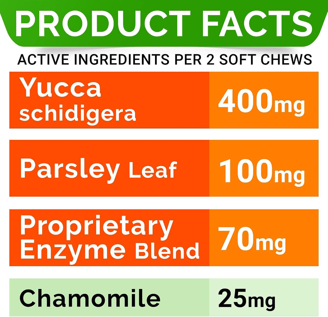 STRELLALAB No Poo Chews for Dogs