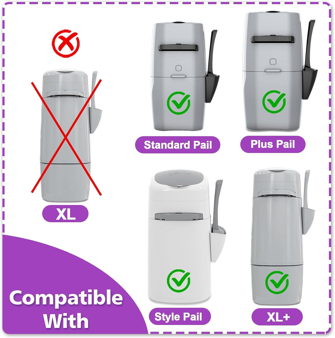 Cat Litter Refill Bags Fits Litter Genie Standard
