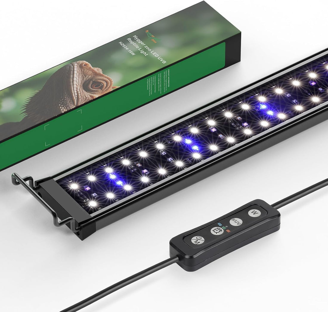 12W LED UVB Light for Reptiles Terrarium Light Extendable Reptile