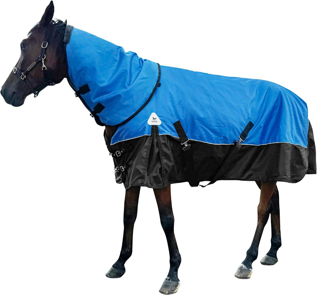 Turnout Blanket for Horses, Waterproof Thickened Horse Sheet