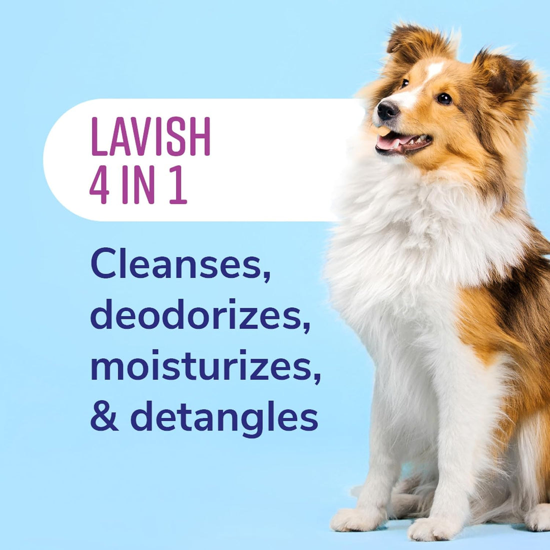 Fresh & Soothing Lavish 4-in-1 Shampoo + Conditioner for Pets, 22oz
