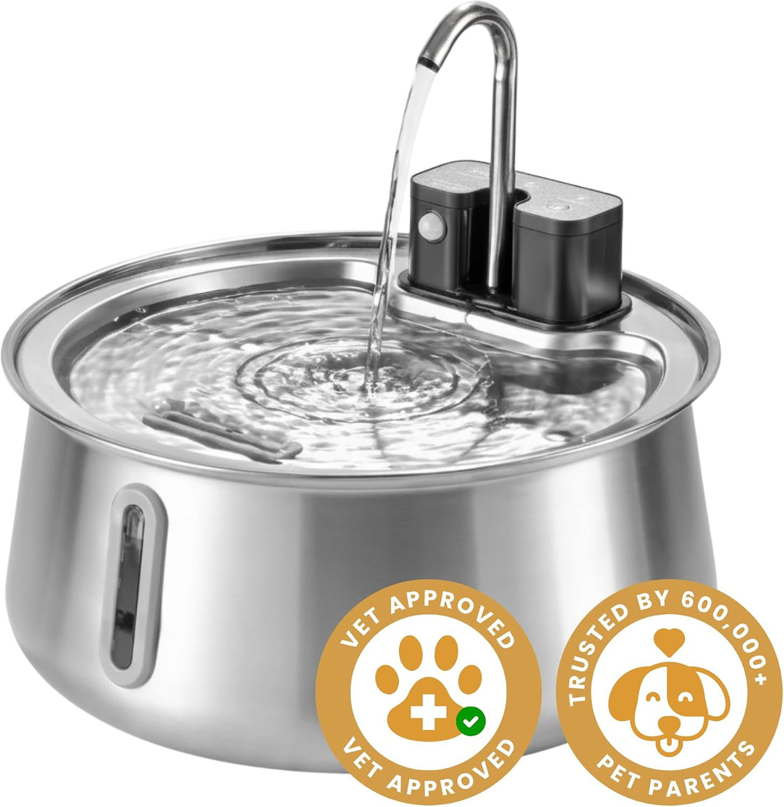 Wireless Dog Water Fountain, Large 4L (135oz)