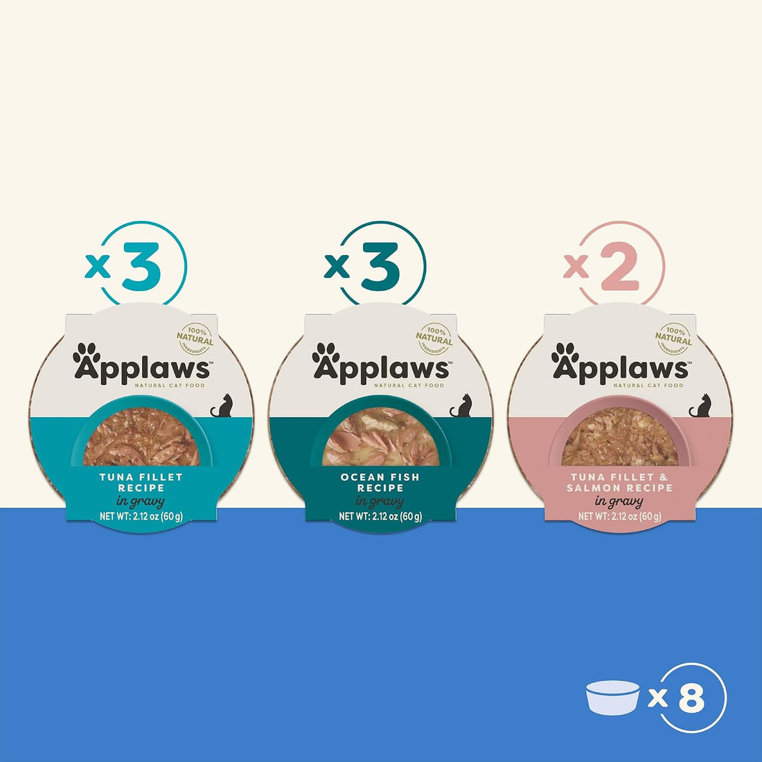 Applaws Natural Wet Cat Food in Gravy, Limited and Natural Ingredients