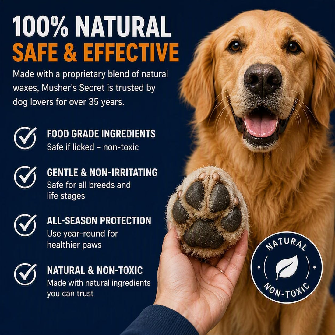 Musher’s Secret Dog Paw Wax 200g