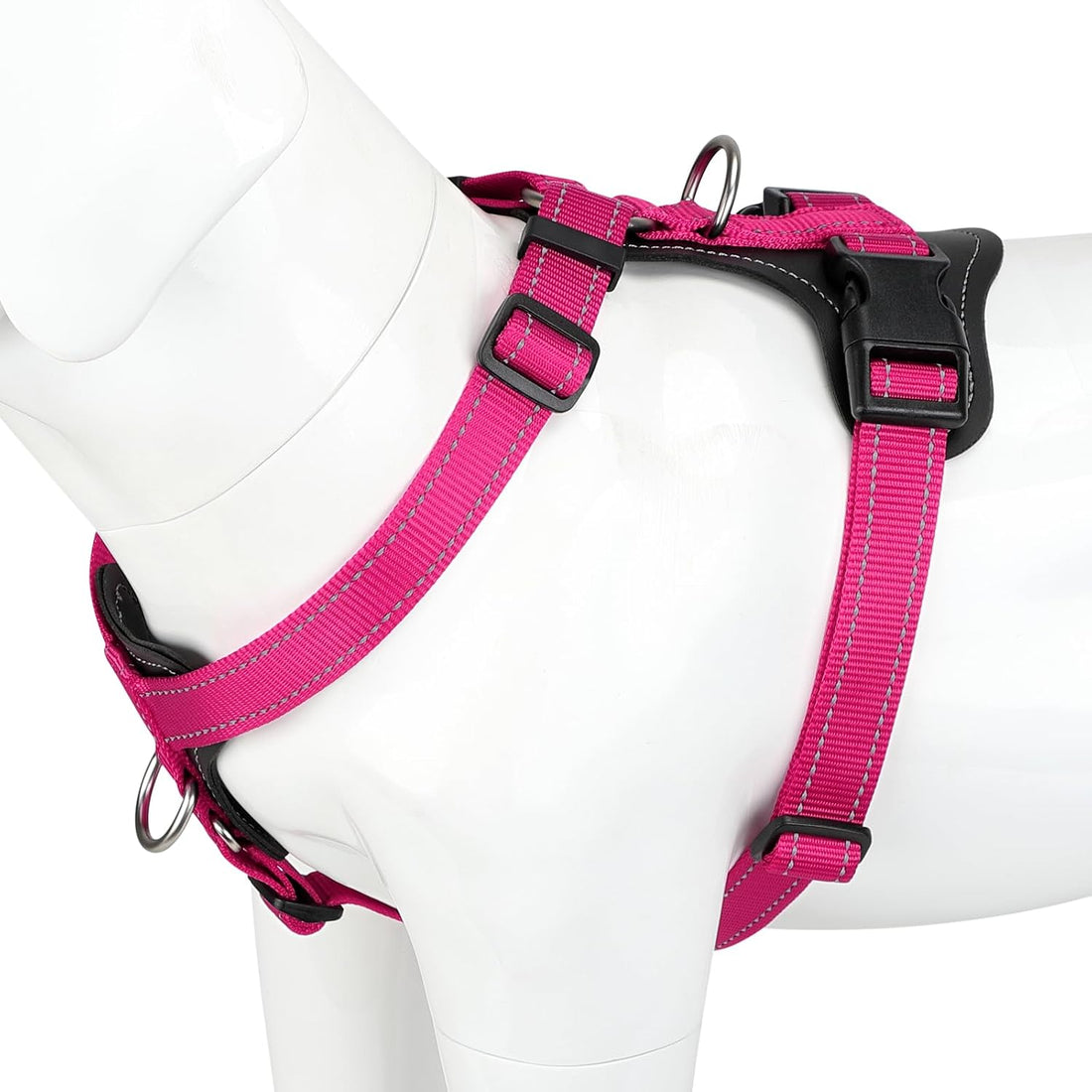 Plutus Pet No Pull Dog Harness with Leather Accents