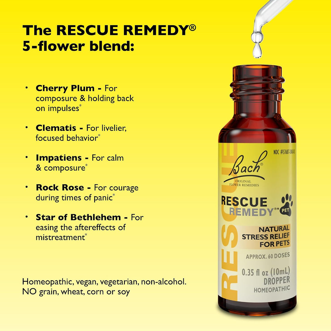Rescue Remedy Pet Dropper - 10mL