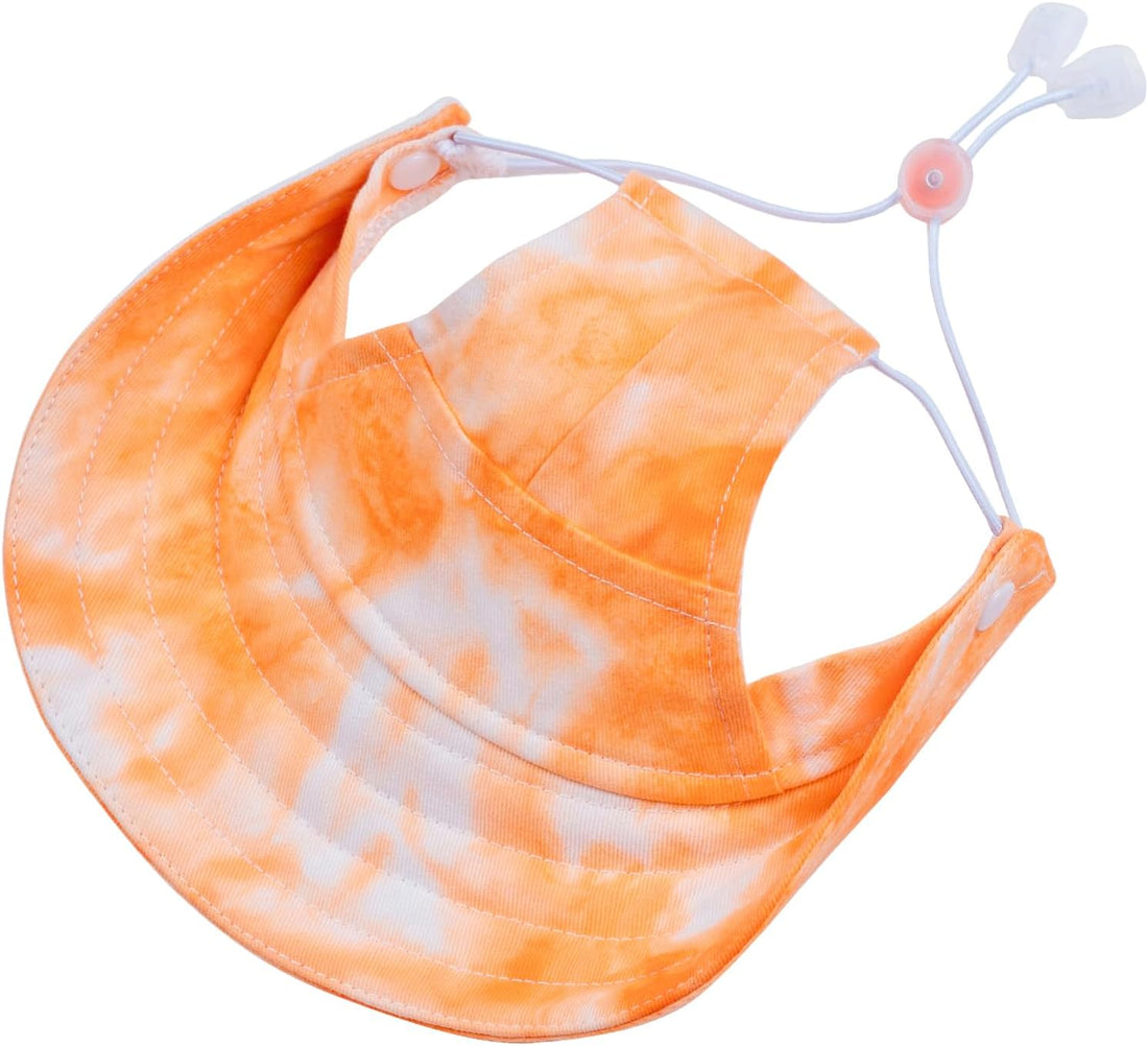 Tie-Dye Dog Baseball Hat with Ear Holes