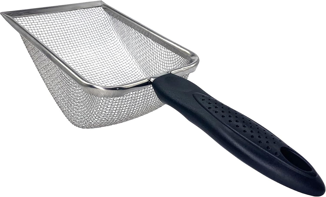 Falltail Stainless Steel Reptile Sand Substrate Scoop Shovel Sifter