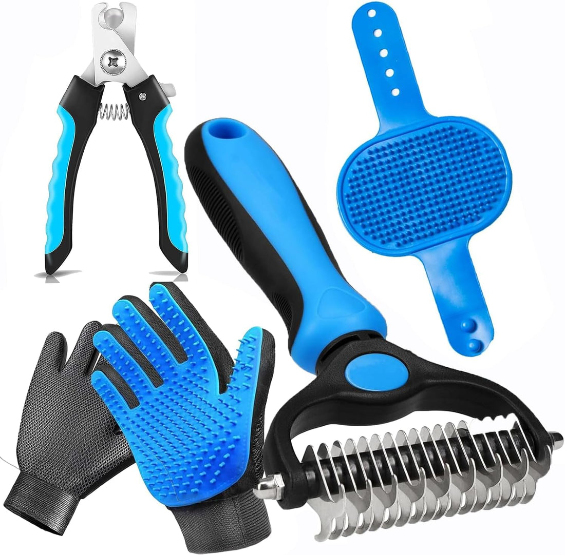NVNAN Pet Hair Removal Glove for Dogs & Cats, 2-Pack