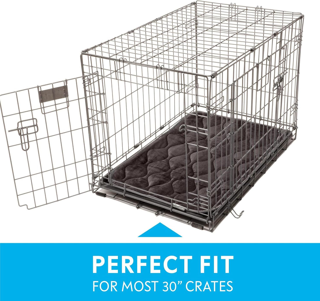 Paw Inspired Washable Padded Crate Mats for Dogs | 29” x 18” Pad