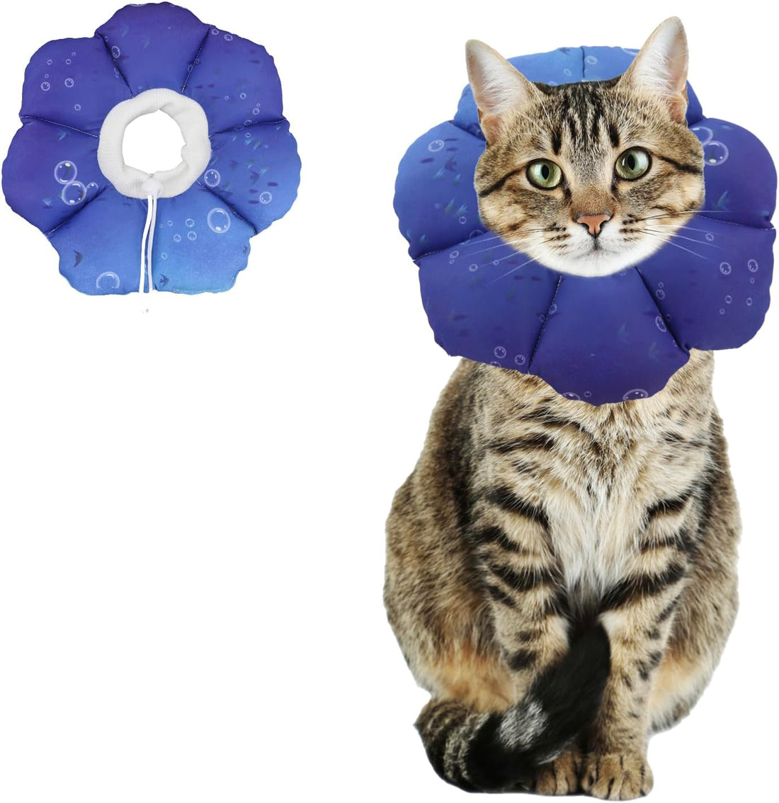 Cat Soft Cone Collar, Adjustable Cat Recovery Cones to Stop Licking