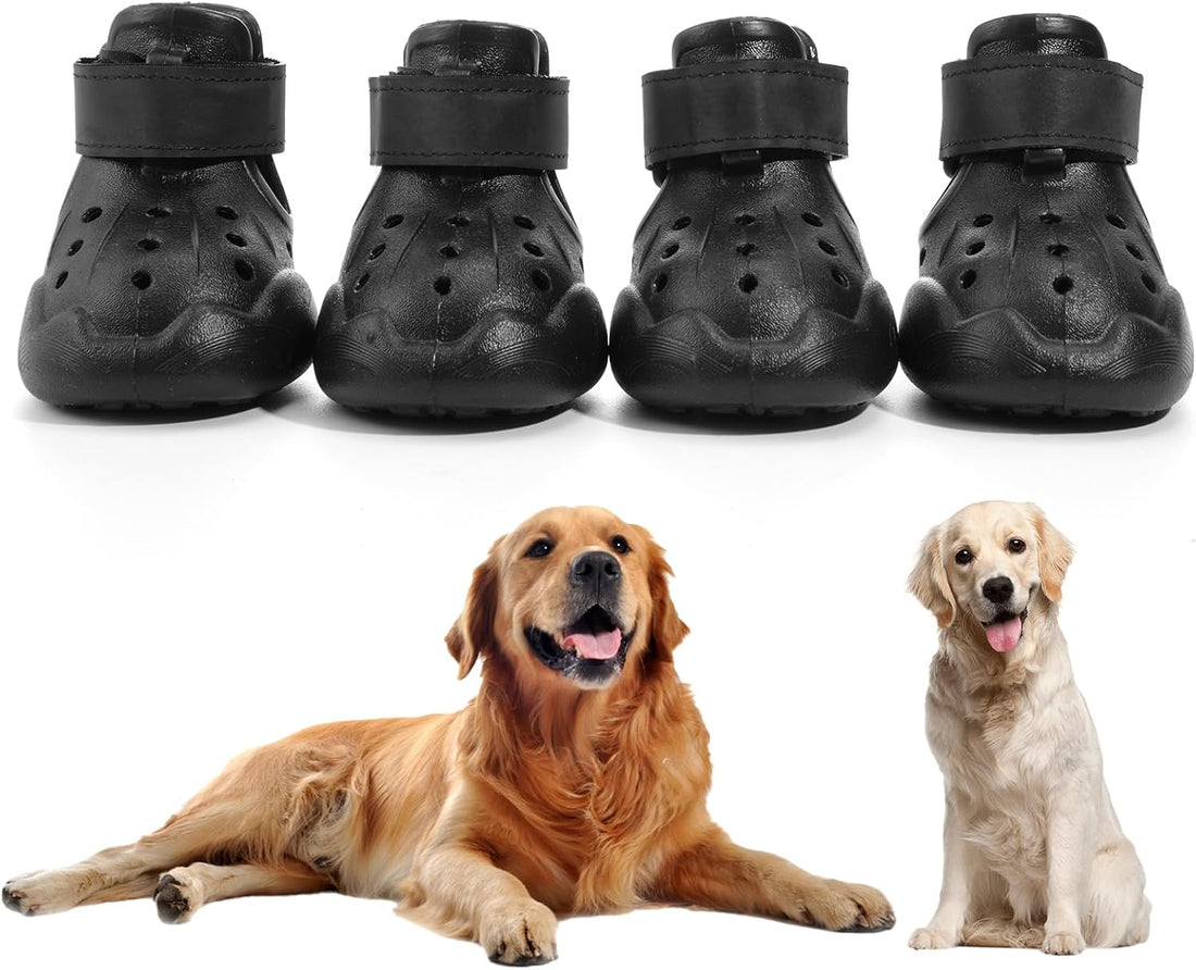 Dog Sandals for Summer and Winter Snowy Day Easy-Clean 4Pcs
