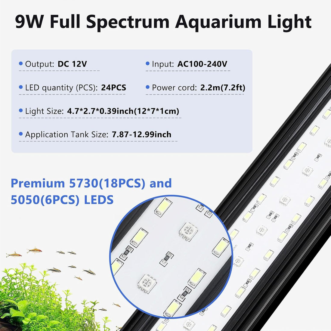 fishkeeper Clip On Aquarium Light