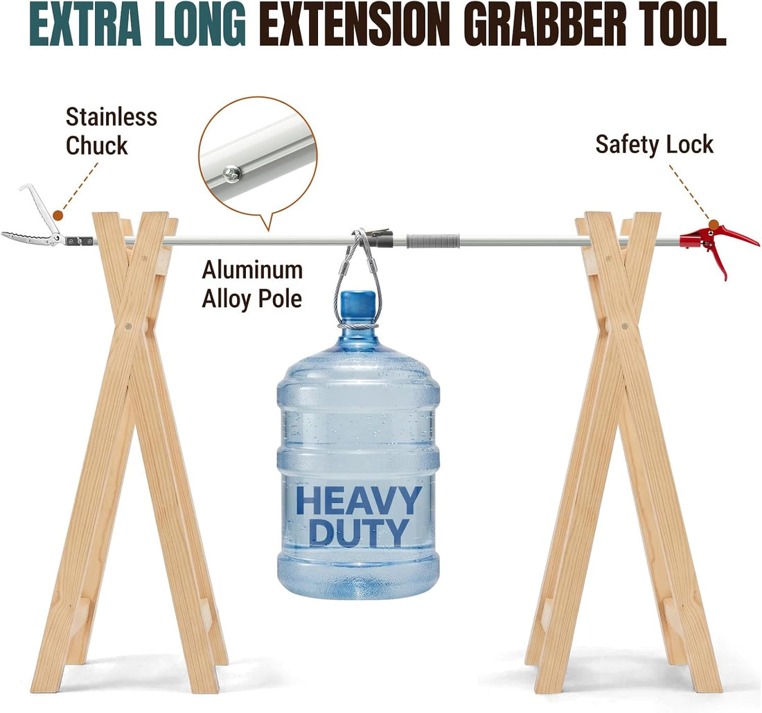 ZeyaHuanMao 2-in-1 Snake Grabber & Fruit Picker