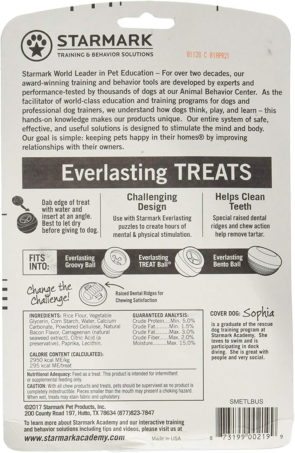 StarMark (3 Pack Star Mark Everlasting Bacon Dog Dental Chews, Large