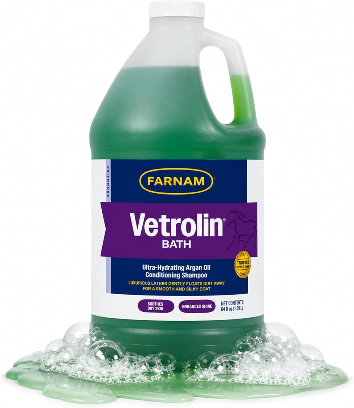 Farnam Vetrolin Bath Ulta-Hydrating Argan Oil Shampoo with Sunscreen