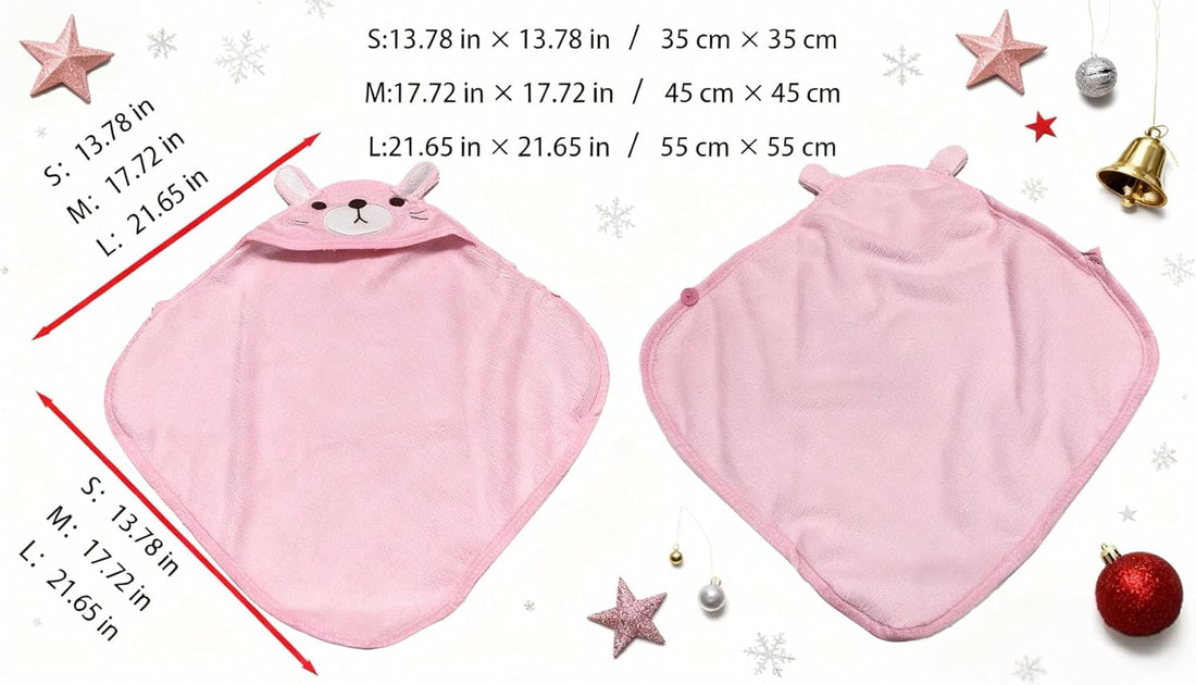Dog Hooded Bathrobe Towel Fast Drying Absorbent Bath Warm Blanket