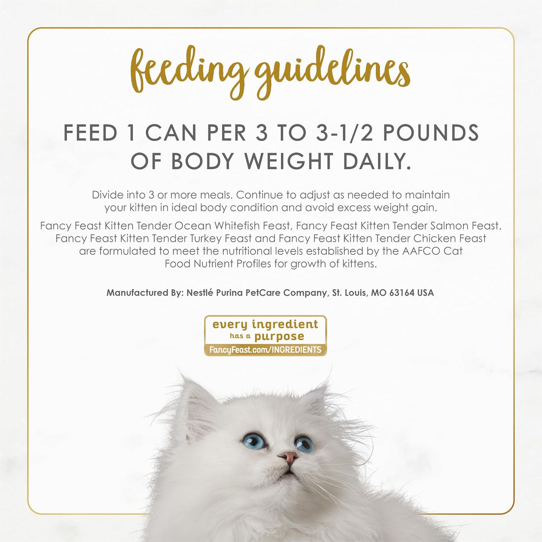 Purina Fancy Feast Tender Ocean Whitefish, Turkey