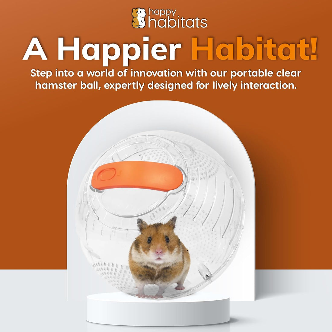 Clear Hamster Exercise Ball 7” – Pet Hamster Accessories
