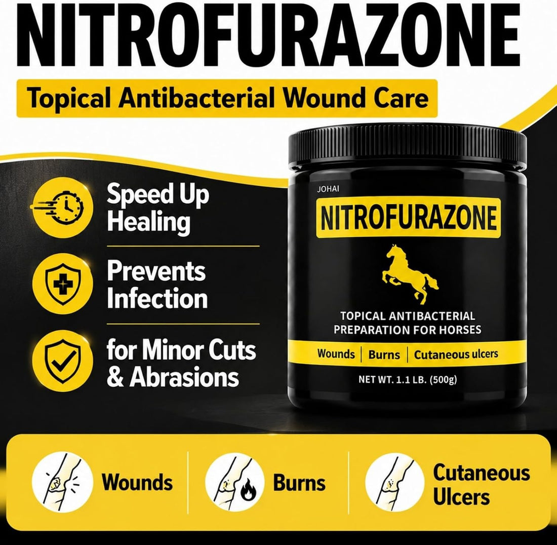 Nitrofurazone for Horses, for Infections of Wounds, Burns & Ulcers