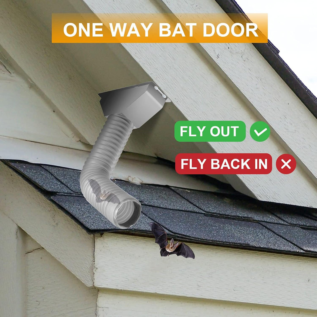 Briidea One-Way Exclusion Tube for Small Animal