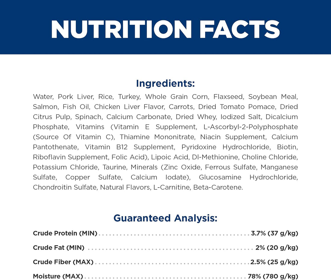 Hill’s Prescription Diet Brain Care + j/d Joint Care Wet Dog Food