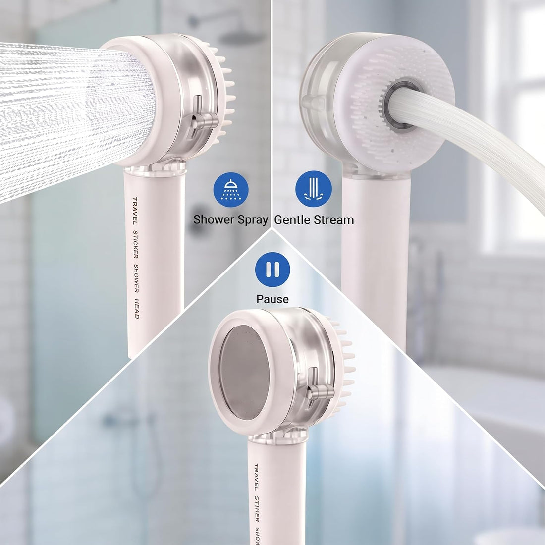 Dog Shower Attachment with 3 Modes
