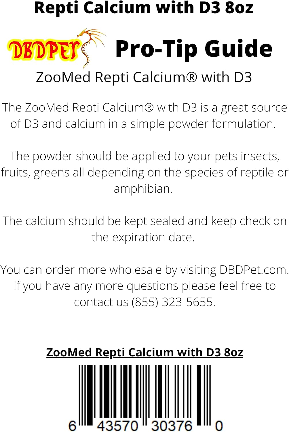 's Bundle with Zoomed Repti Calcium with D3