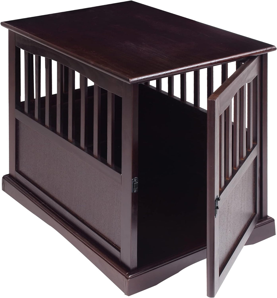 Casual Home Wooden Indoor Dog Crate House Kennel End Table Night