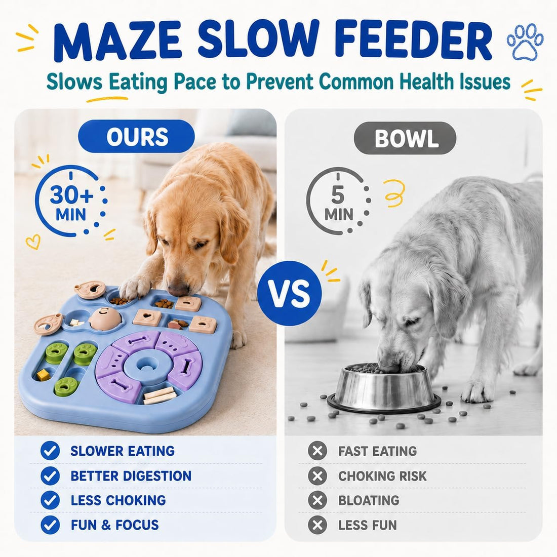 HAOYEGUOJI Interactive Cat Puzzle Toy & Treat Dispenser