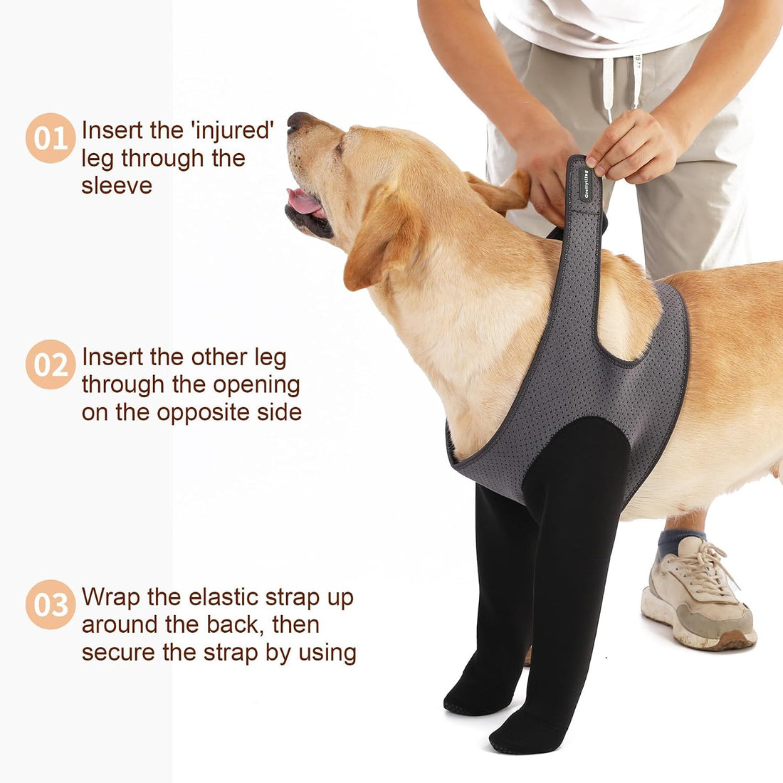 Dog Socks to Prevent Licking Paws ，Breathable Leg Sleeve to Stop