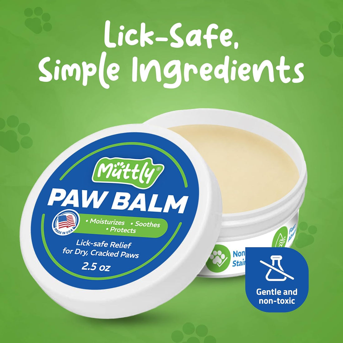 Paw Balm Jar 2.5 oz - Targeted Paw Care with Hands-On Application