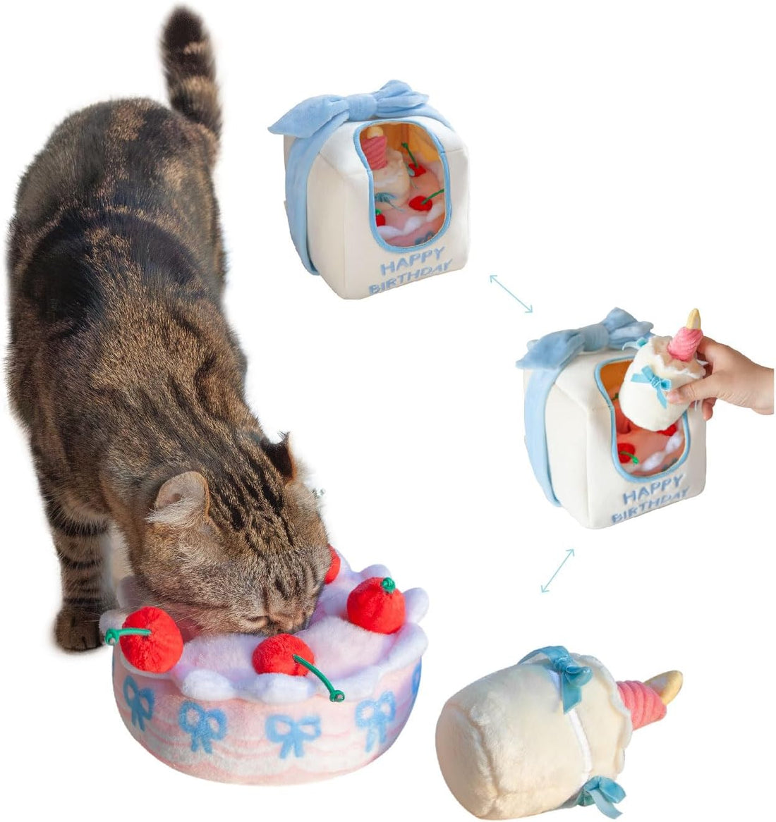 Birthday Cake Snuffle Toy Set