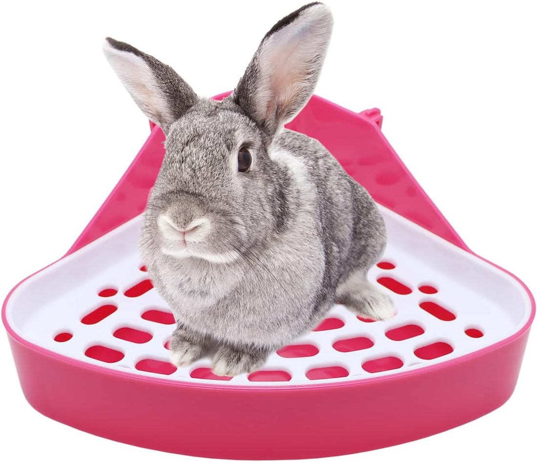 Litewoo Rabbit Litter Box Toilet Bunny Corner Potty for Guinea Pigs