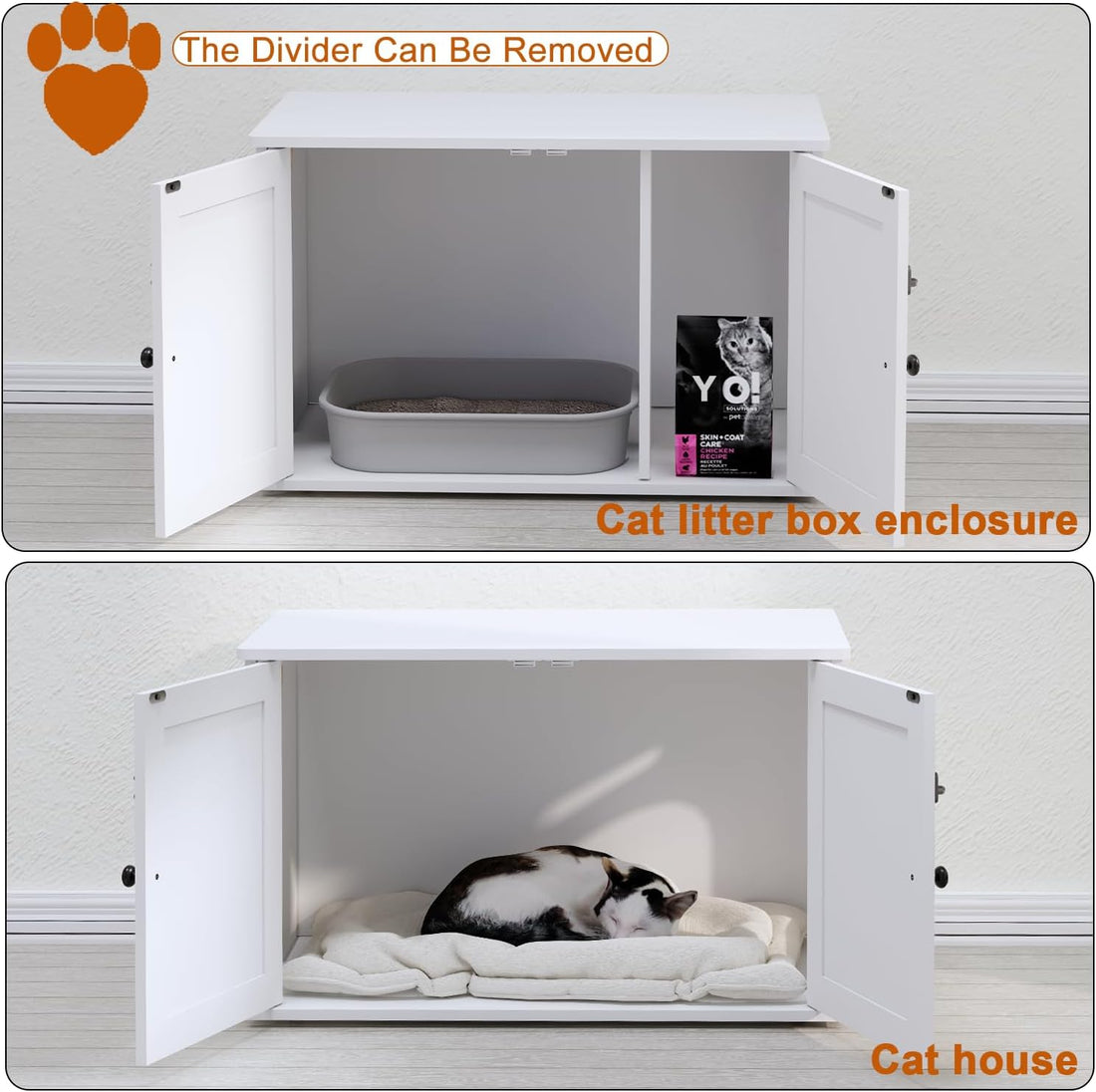 Timberer Cat Litter Box Enclosure