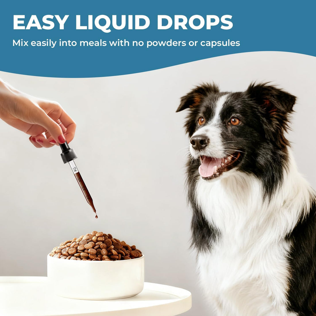 Taurine Supplement for Dogs Liquid Drops, Coenzyme Q10 & L-Carnitine
