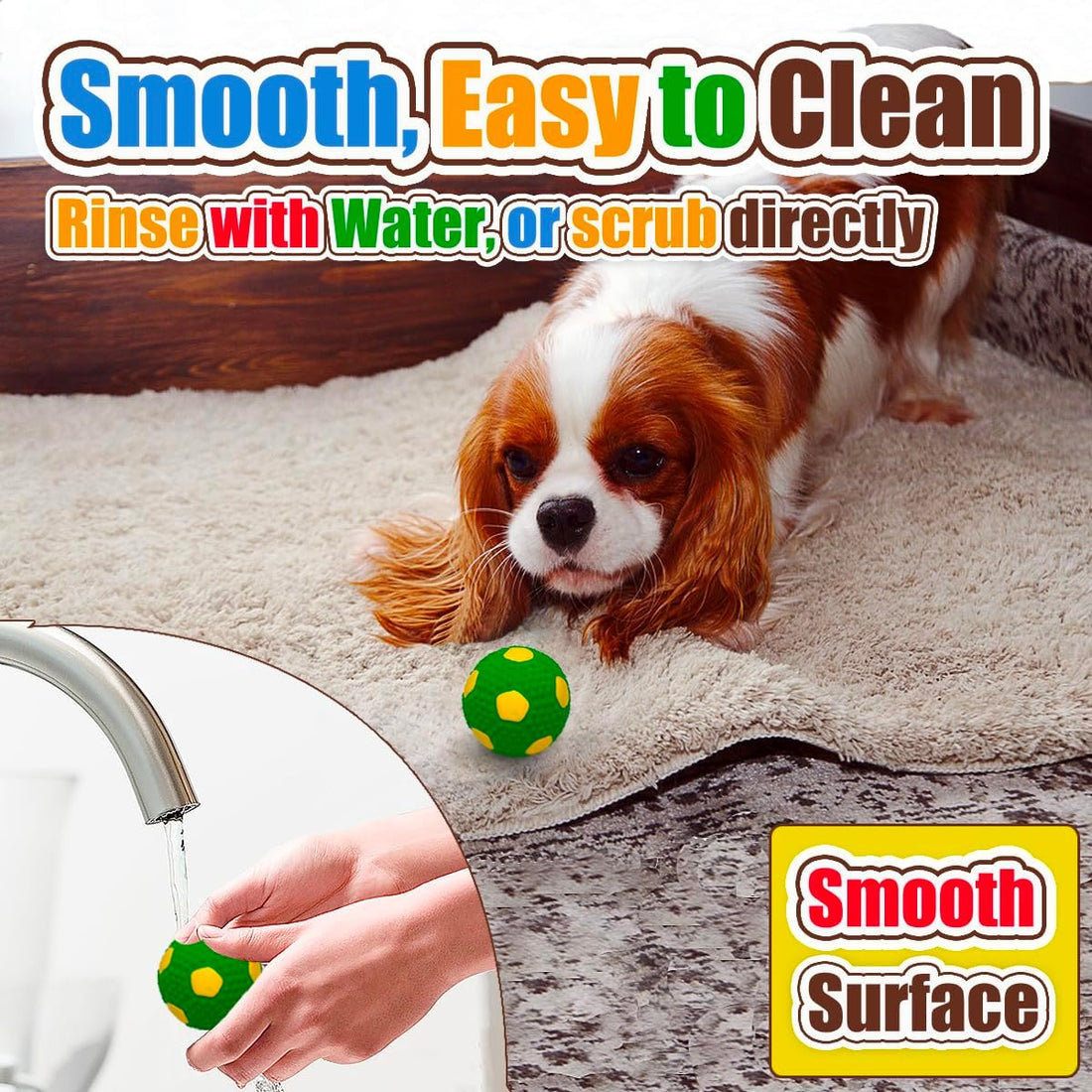 HOLYSTEED Squeaky Dog Toys for Small Dogs