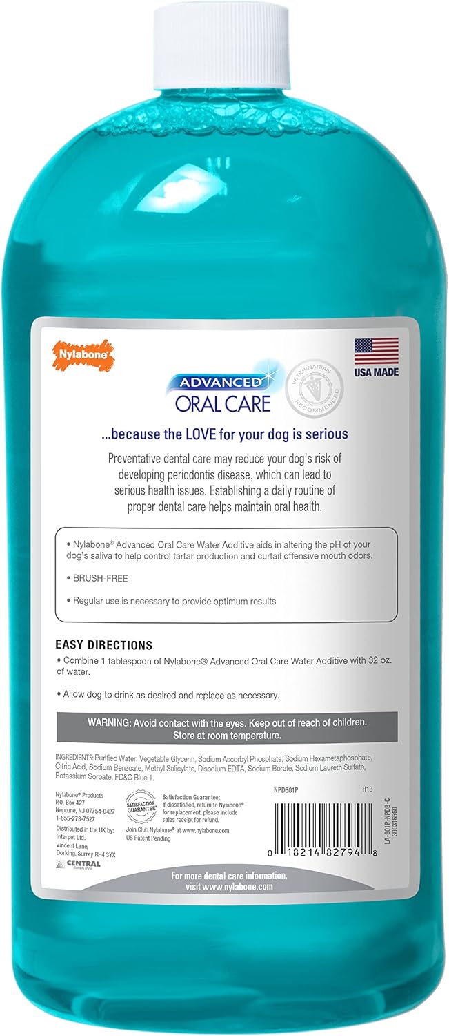 Nylabone Advanced Oral Care Pet Dental Water Additive