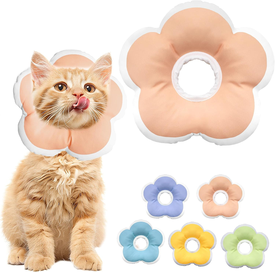 Cat Cone Collar Soft, Floral Recovery Cone