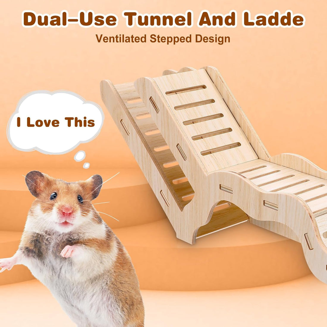 Versatile Hamster Hideout and Exploration Tunnel