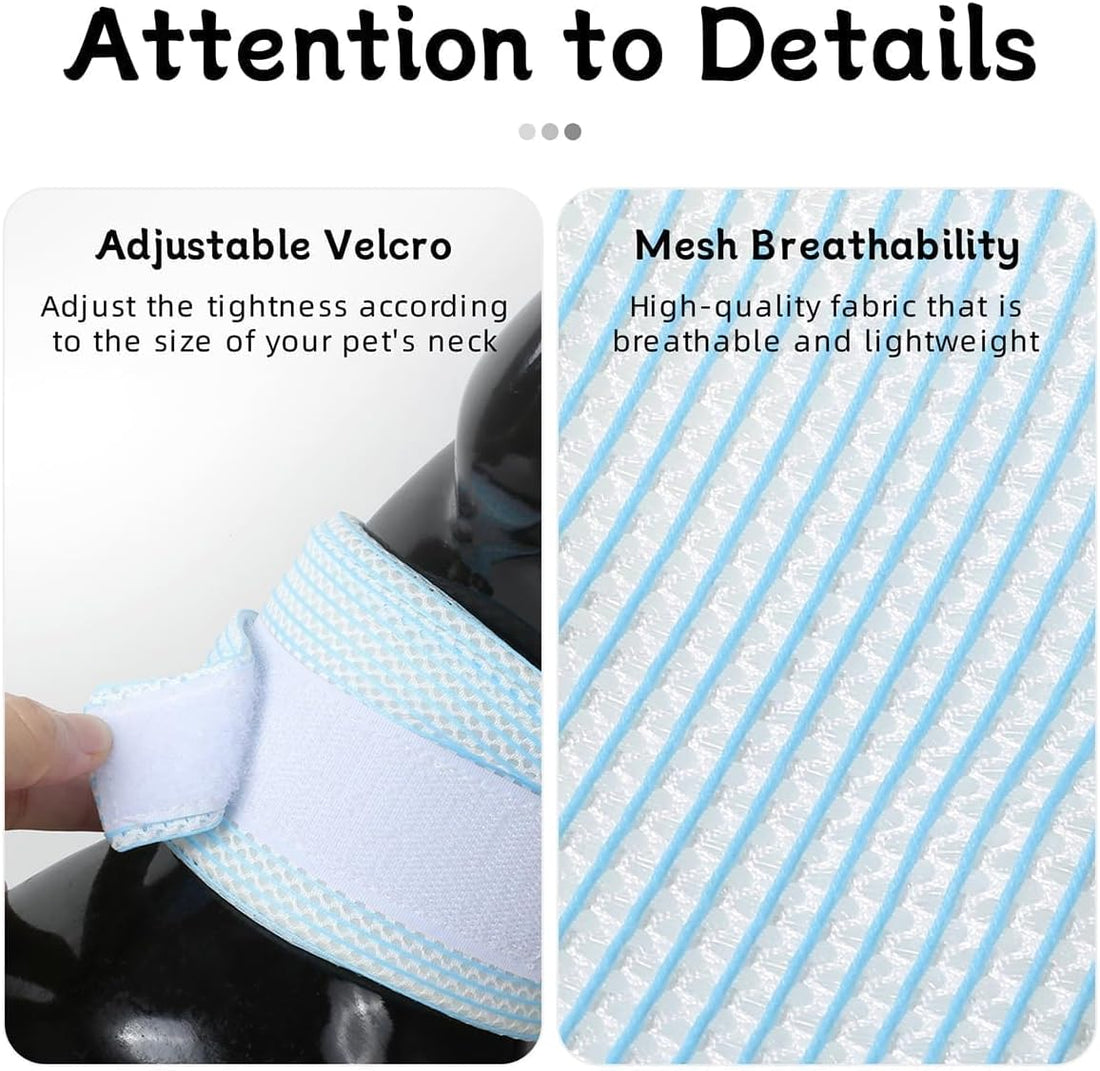 Cat Neck Brace Cover - Breathable Elizabethan Collar for Post-Surgery